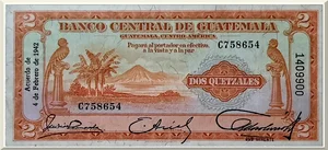 Denominación: 2 Quetzales.
